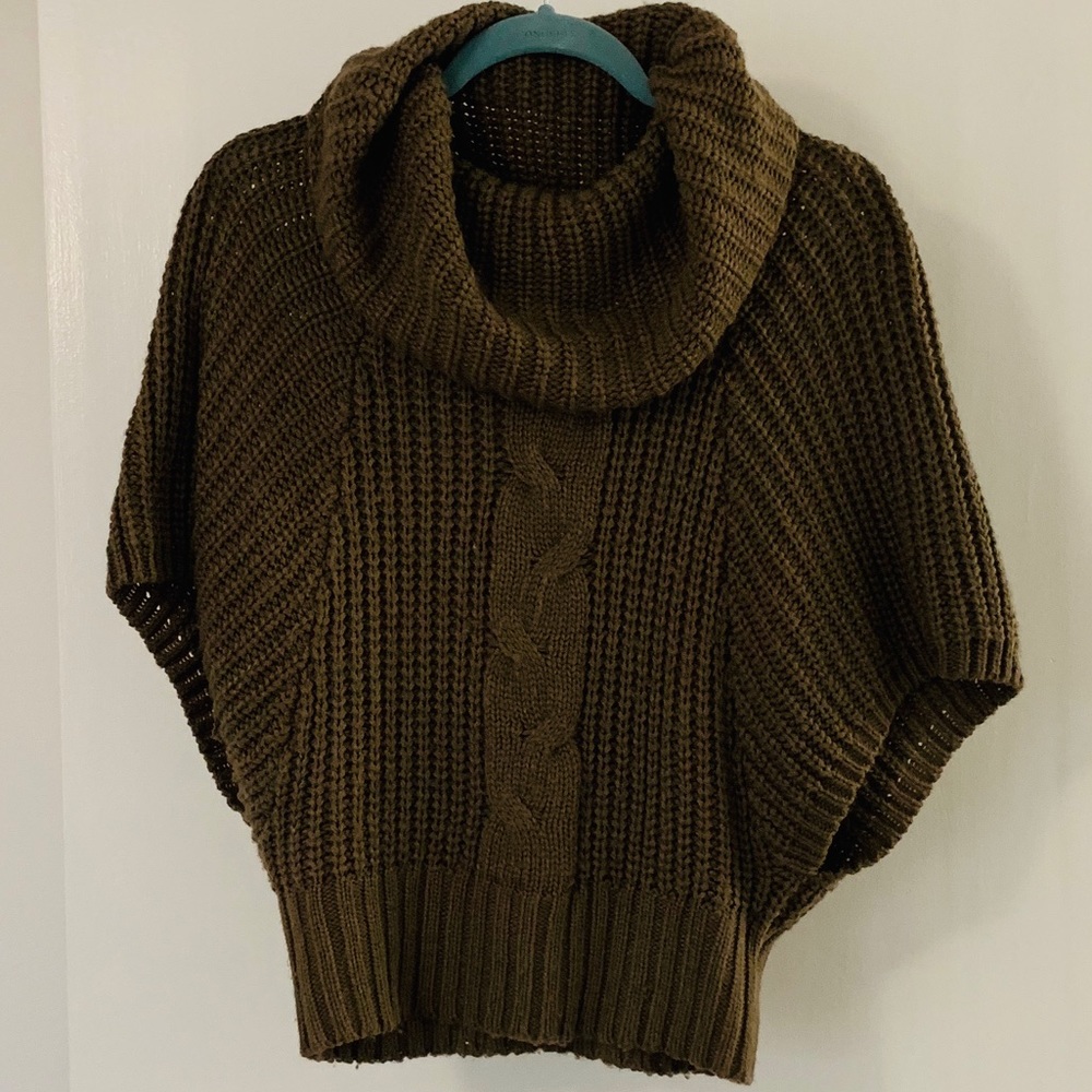 Pink Rose Cowl Neck Sweater